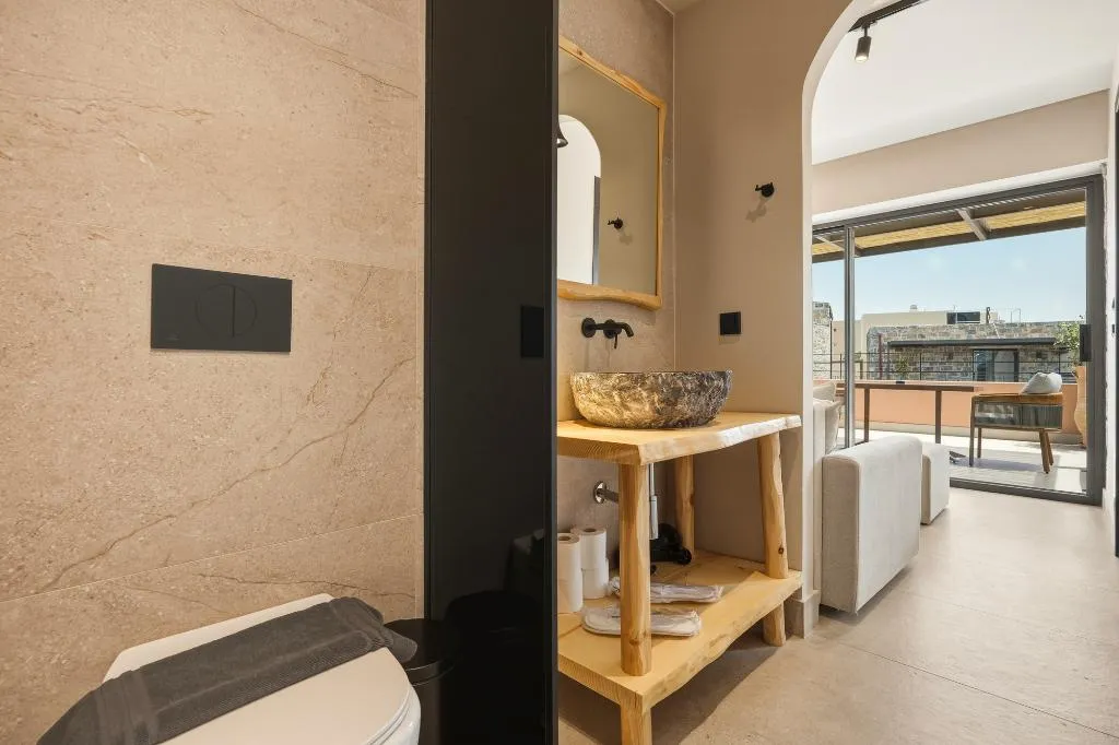 SUITE ONE BED Room, Volta Seaside Boutique Hotel, Crete