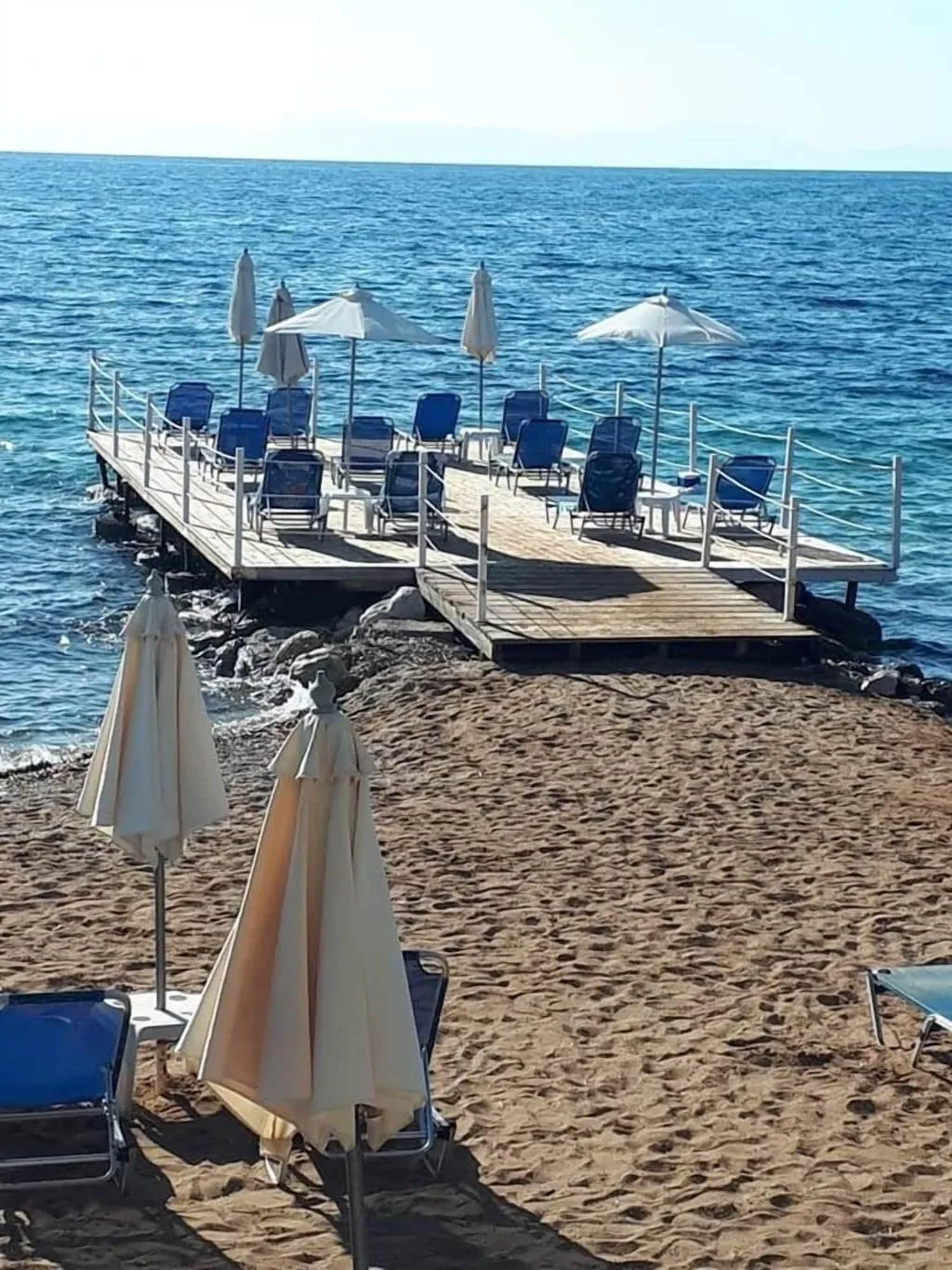 Beach, Pierhouse Hotel In Gouvia, Corfu