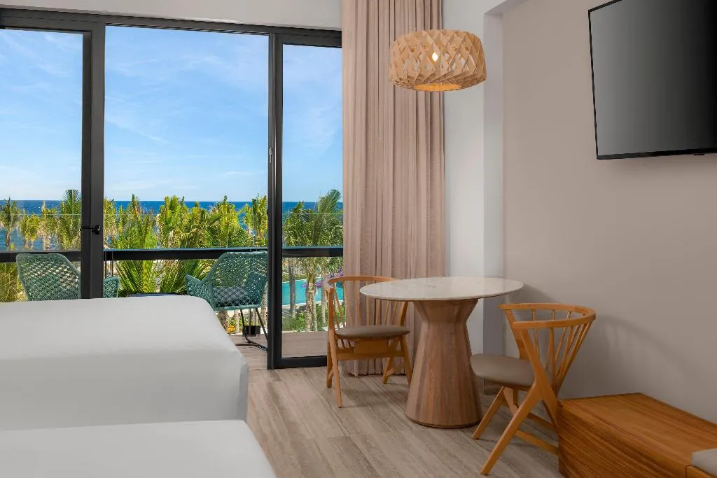 FAMILY ROOM OCEAN VIEW TWO QUEEN BEDS Room, Hilton Tulum Riviera Maya All-Inclusive Resort, Cancun Area