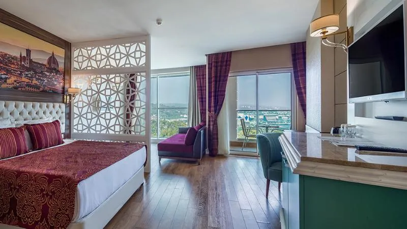 DOUBLE SINGLE USE SIDE SEA VIEW Room, Litore Resort Hotel & Spa, Antalya