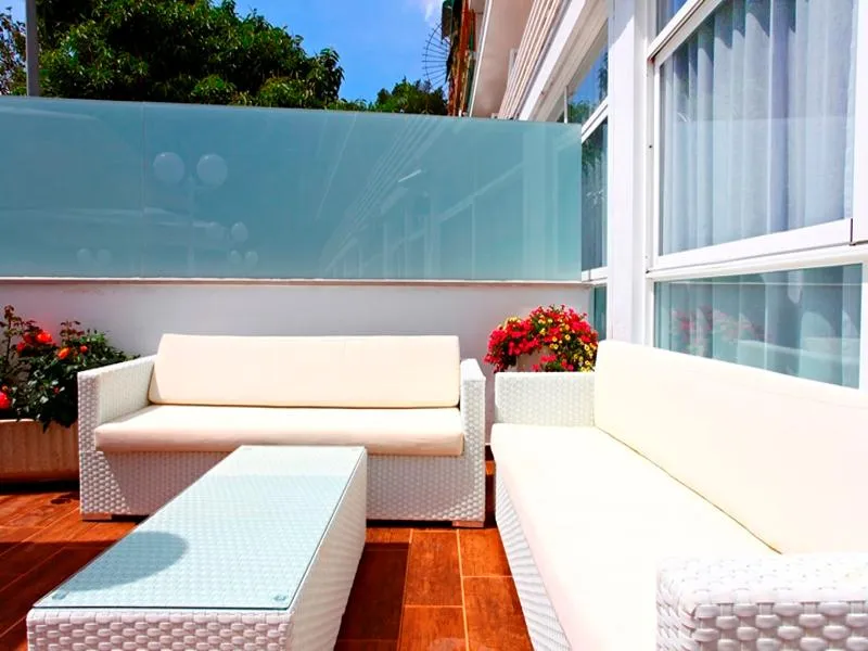 Terrace, Hotel Joan Miro Museum, Majorca