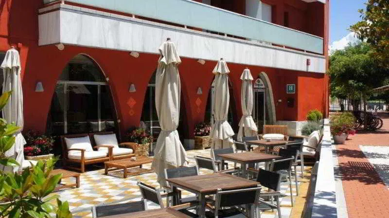 Terrace, Hotel Pinar Del Mar, Costa Brava