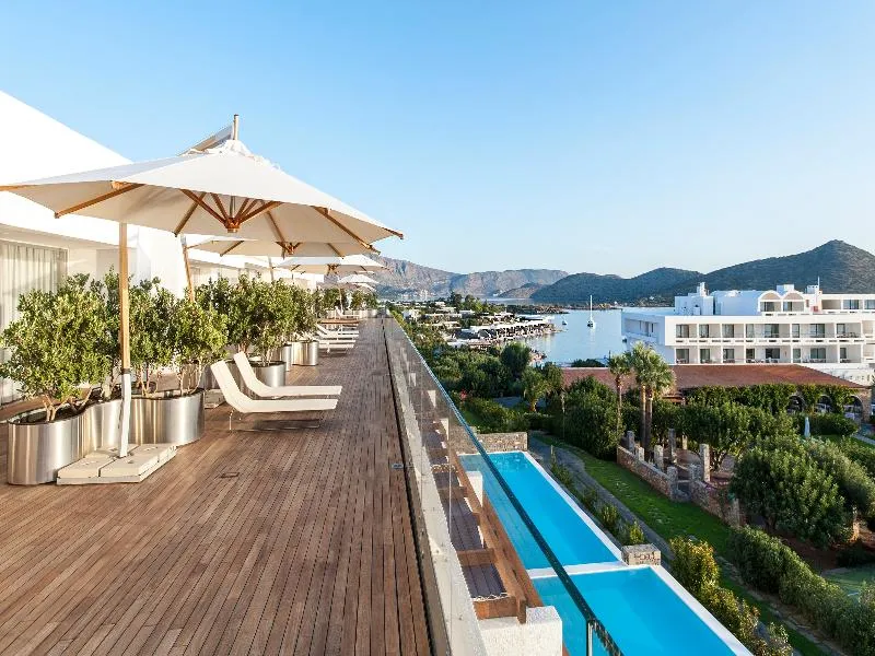 Terrace, Elounda Beach Hotel & Villas, Crete