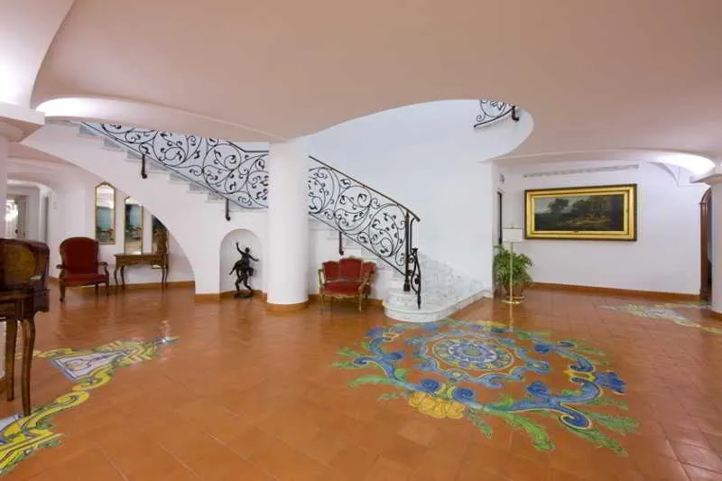 Lobby, Grand Hotel la Favorita, Naples