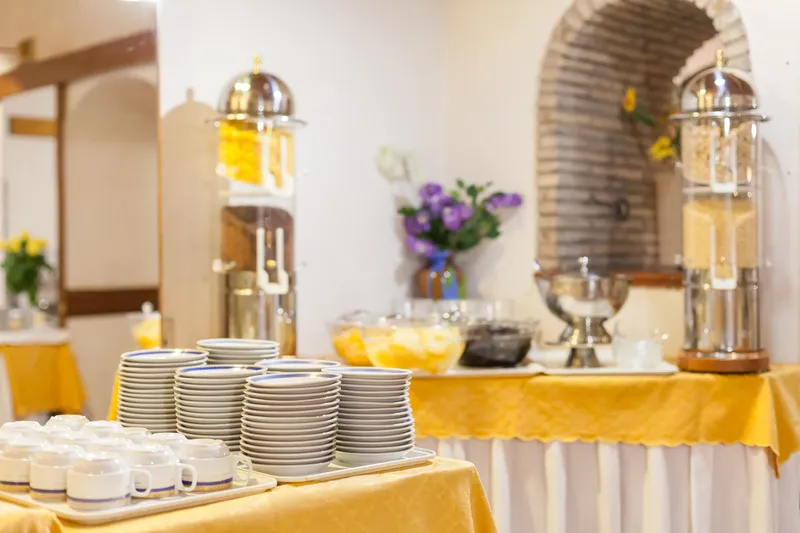 Restaurant, Hotel Galles, Rome