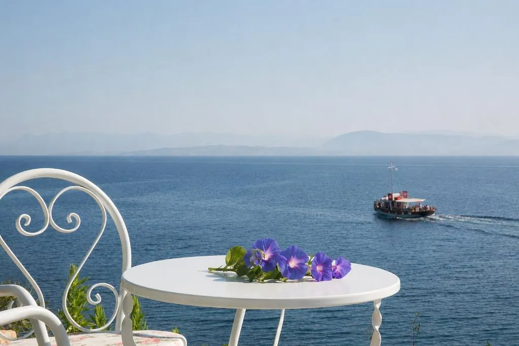 Beach, Aurora Beach Hotel, Corfu