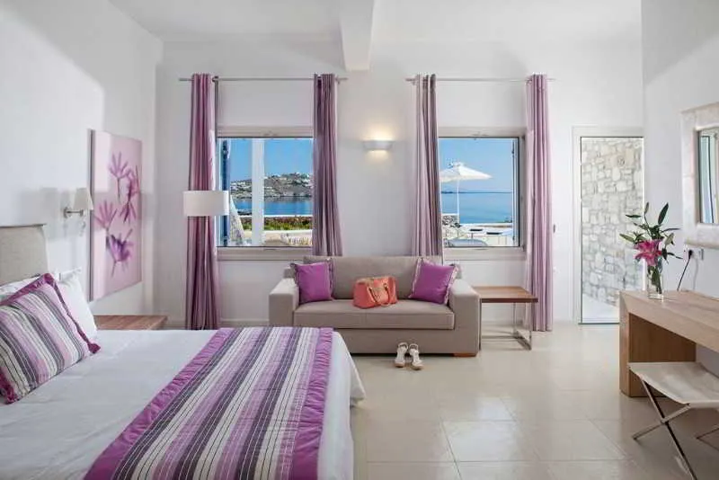 SUITE DELUXE SEA VIEW Room, DeLight Boutique Hotel, Mykonos