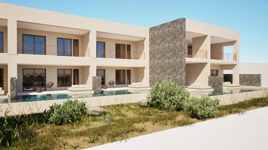 General view, ARATO by E•GEO, Kos