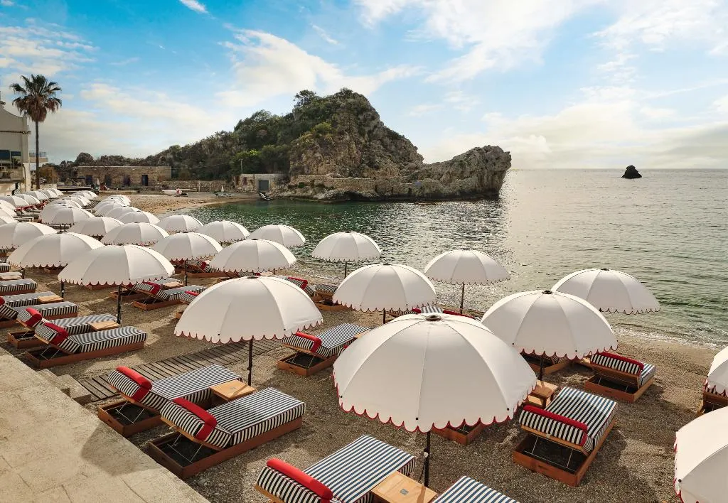 Beach, Mazzarò Sea Palace, Taormina