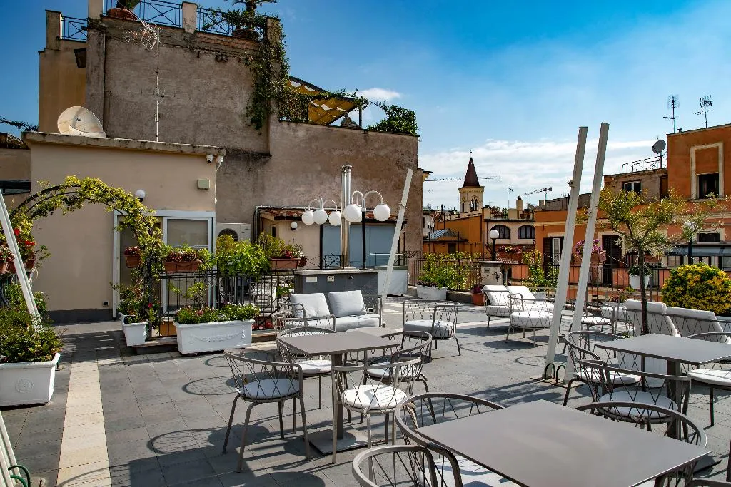 Terrace, Hotel Cecil, Rome