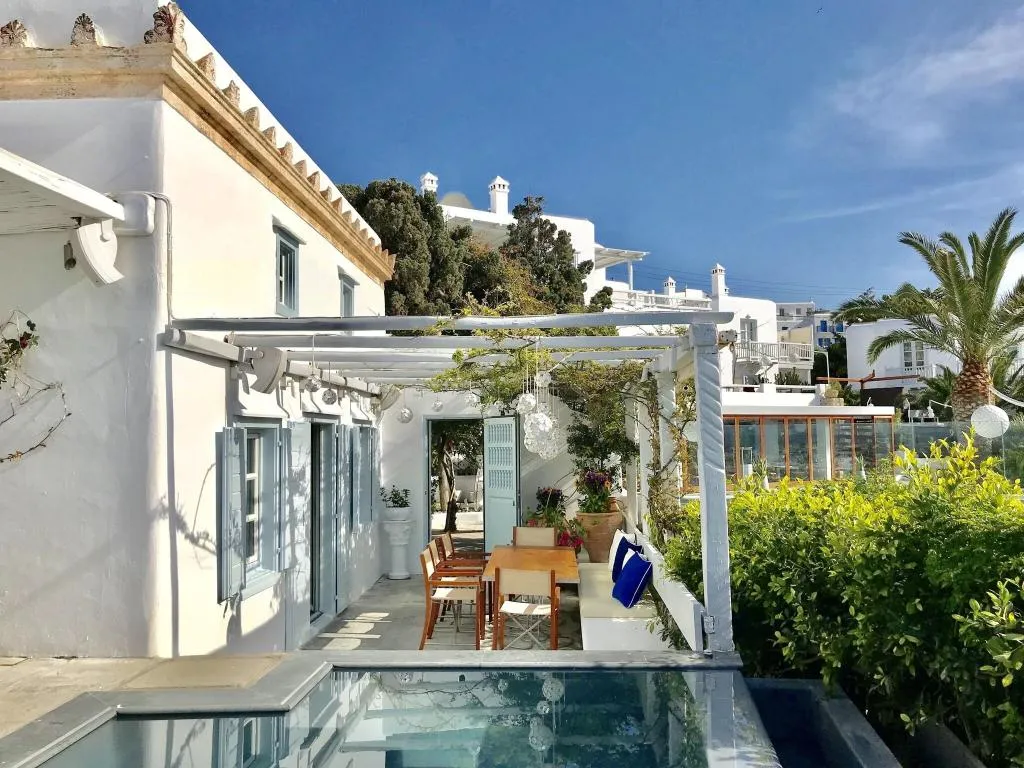 Terrace, Belvedere hotel, Mykonos