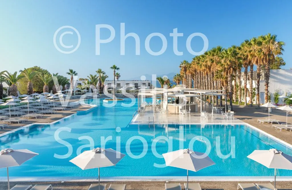 General view, Porto Bello Beach, Kos