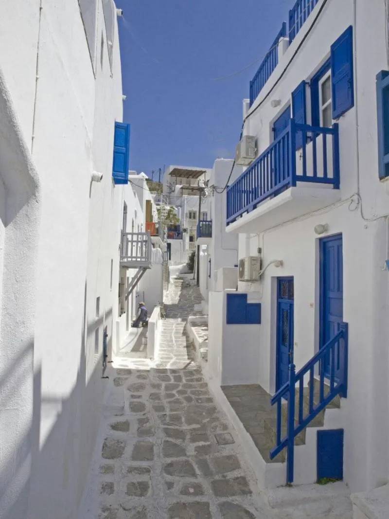General view, Madres Houses, Mykonos