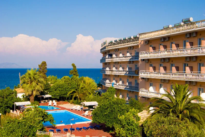General view, Potamaki Beach Hotel, Corfu