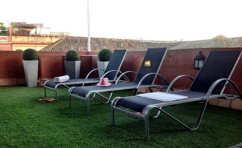Terrace, Life Apartments Quintana, Seville
