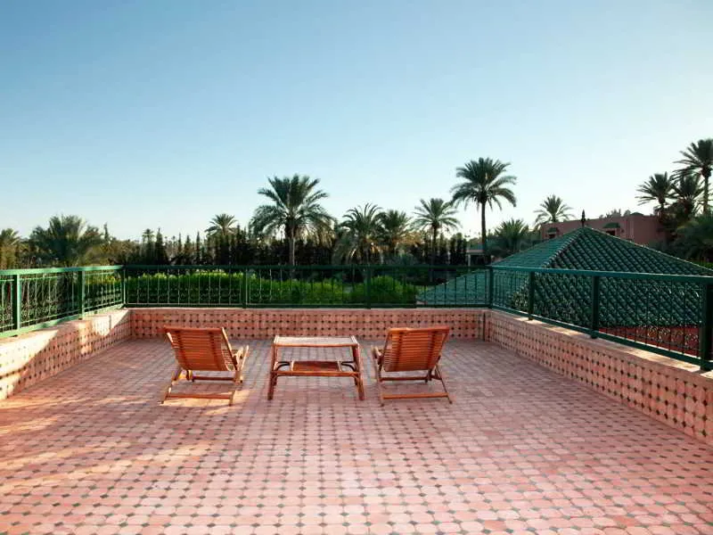 Terrace, Domaine Rosaroum, Marrakech