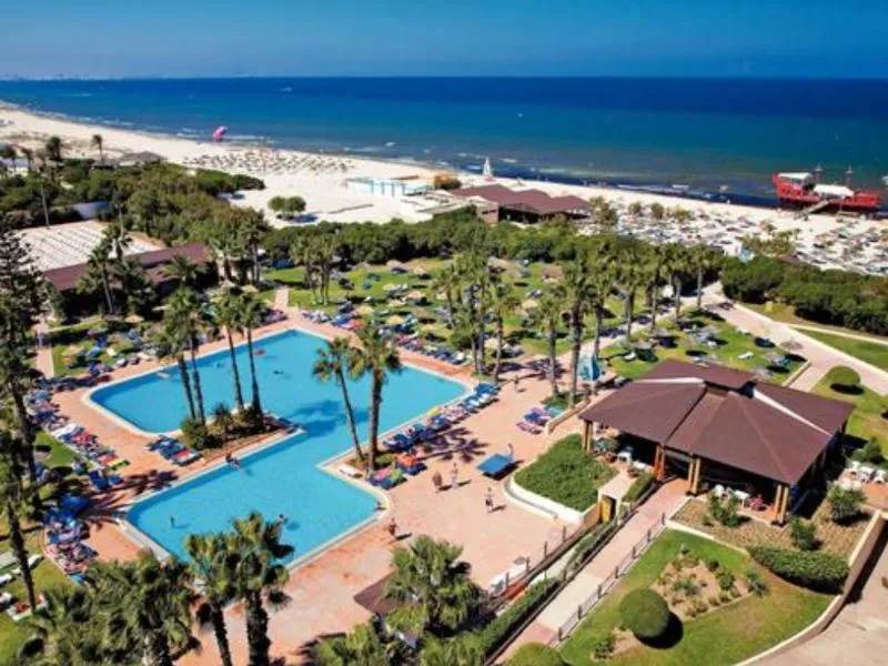 Terrace, Sahara Beach Aquapark Resort, Tunisia