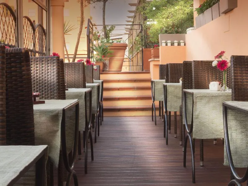 Terrace, Diana Roof Garden, Rome