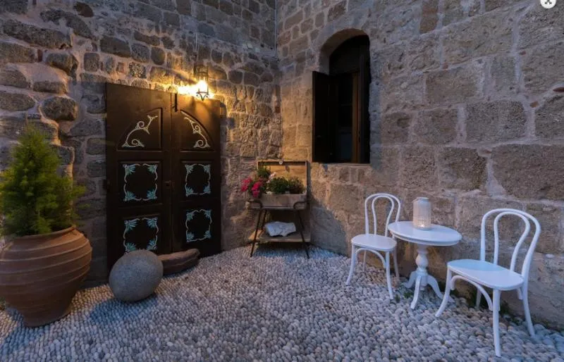 Terrace, Saint Artemios Boutique, Rhodes