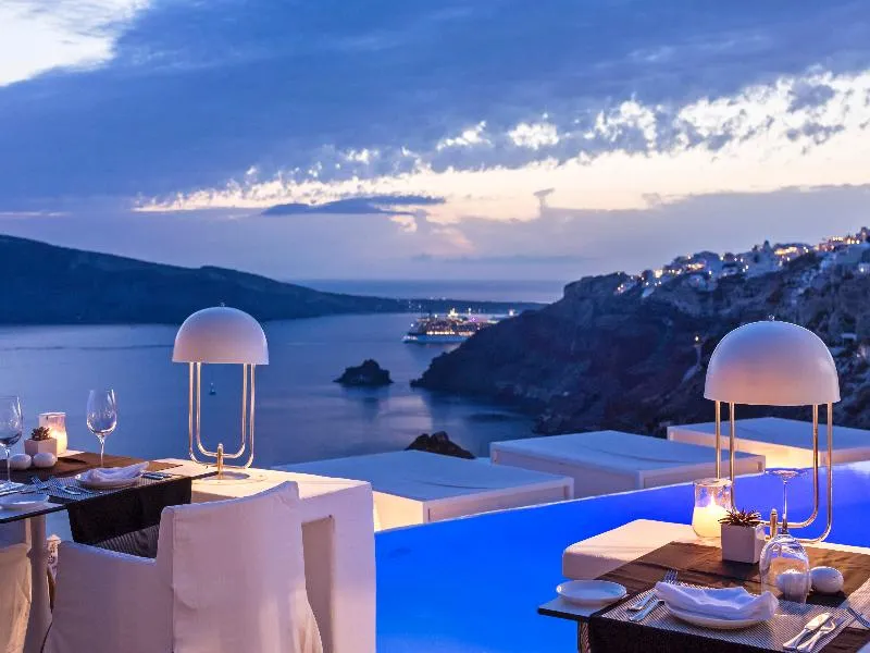 Restaurant, Katikies Santorini - Gea House The Leading Hotels, Santorini