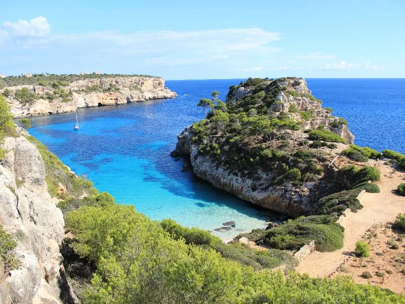 Beach, Hostal San Francisco - Cala d'Or, Majorca