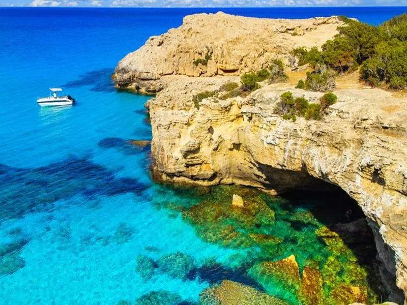 Beach, Panareti Coral Bay Resort, Cyprus