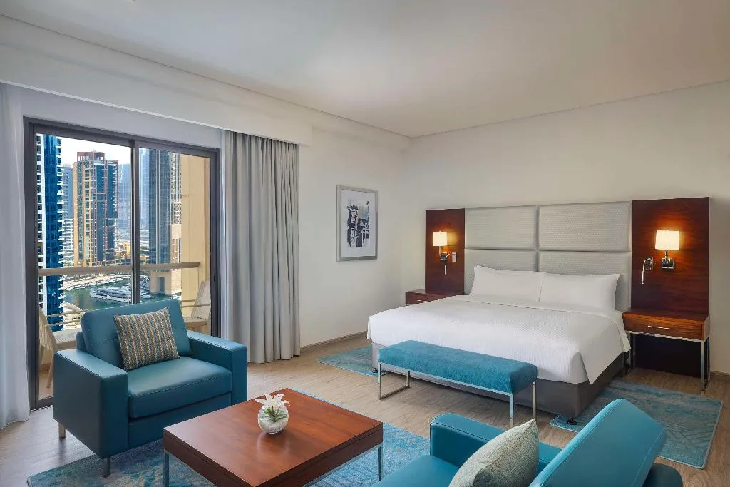DOUBLE DELUXE WITH BALCONY Room, Hilton Dubai The Walk, Dubai