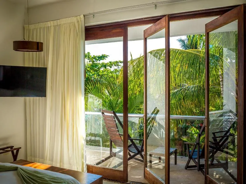 DOUBLE GARDEN VIEW Room, Le Reve by MIJ Beachfront Hotel, Playa Del Carmen