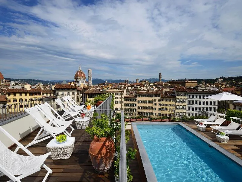 Terrace, Grand Hotel Minerva, Florence