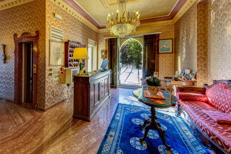 Lobby, Villa Riis, Taormina