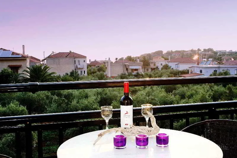 Terrace, Bonos Apartments, Kalamata