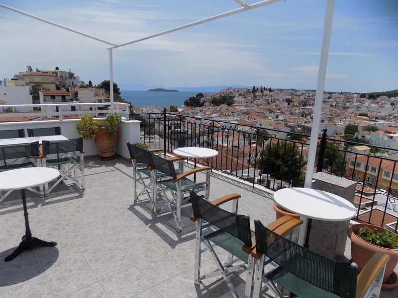 Terrace, Pension Margarita, Skiathos