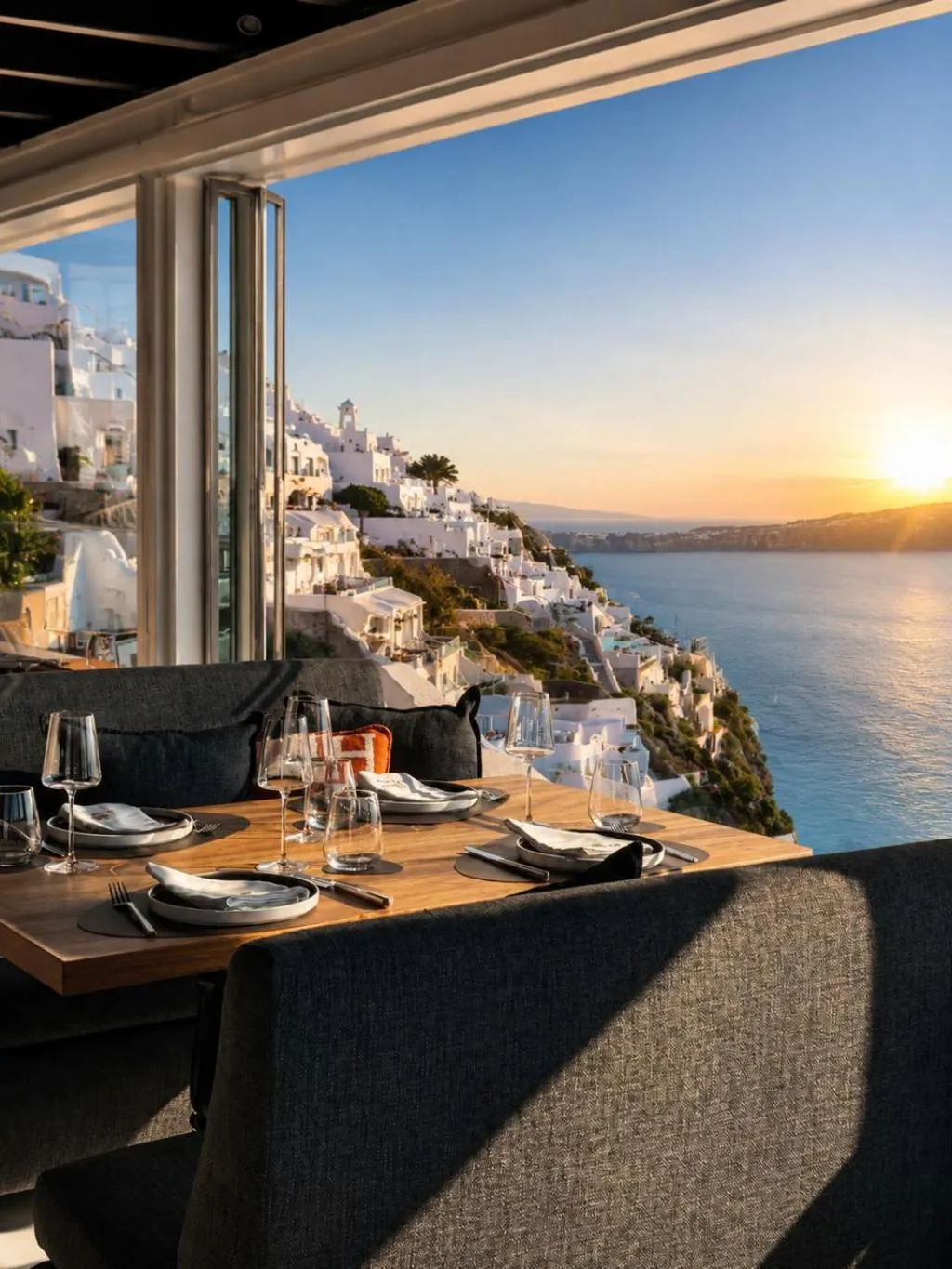 Restaurant, Sun Rocks Boutique Hotel | Caldera View Suites, Santorini