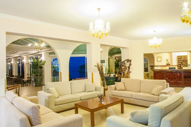 Lobby, Paleokastritsa Palace Adults Only, Corfu