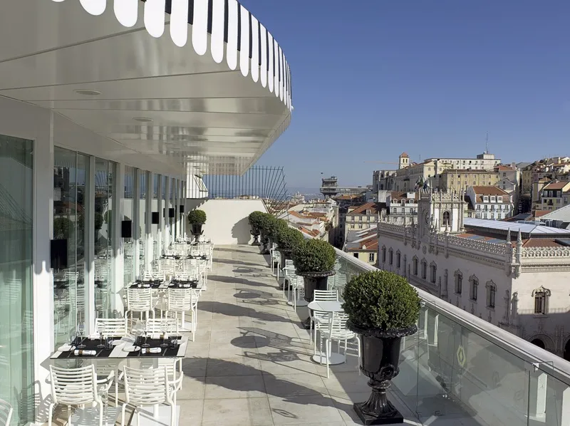 Terrace, Altis Avenida, member Preferred Hotels & Resorts, Lisbon