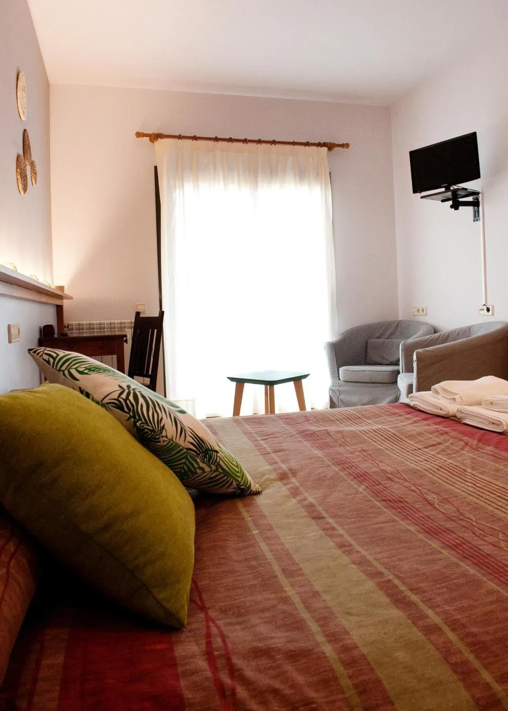 DOUBLE QUEEN SIZE BED Room, Hotel Seva, Barcelona