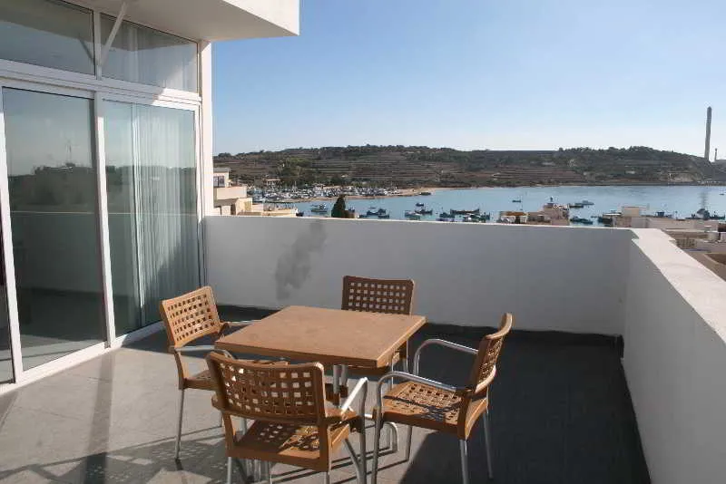 Terrace, Harbour Lodge Hotel, Malta