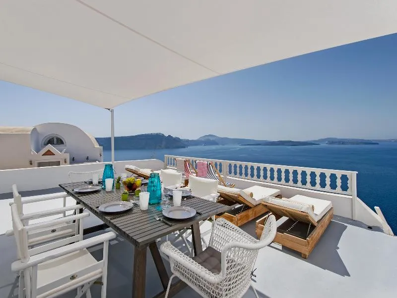 Terrace, Villa Calliope, Santorini