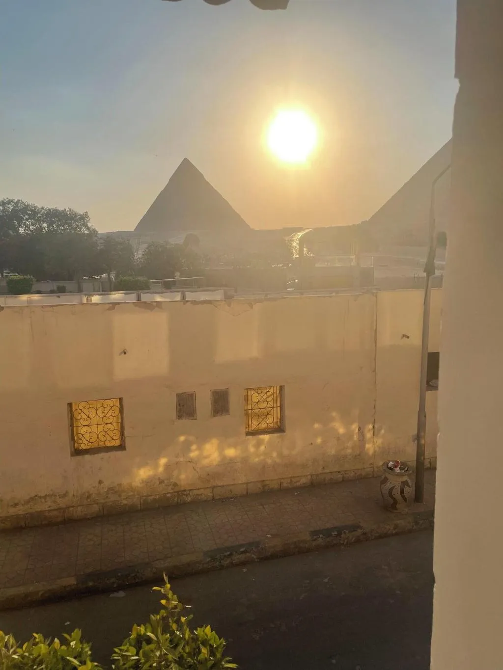 Terrace, Pyramids View Inn, Cairo