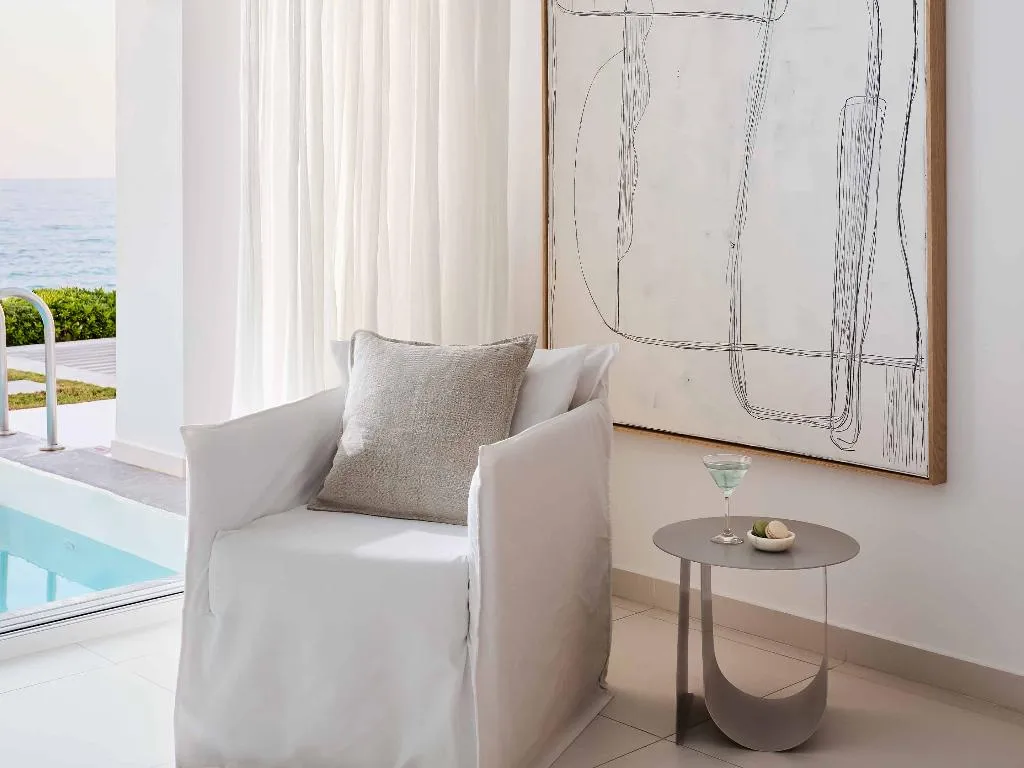 VILLA SEA VIEW WITH PRIVATE POOL Room, Grecotel LUXME White, Crete