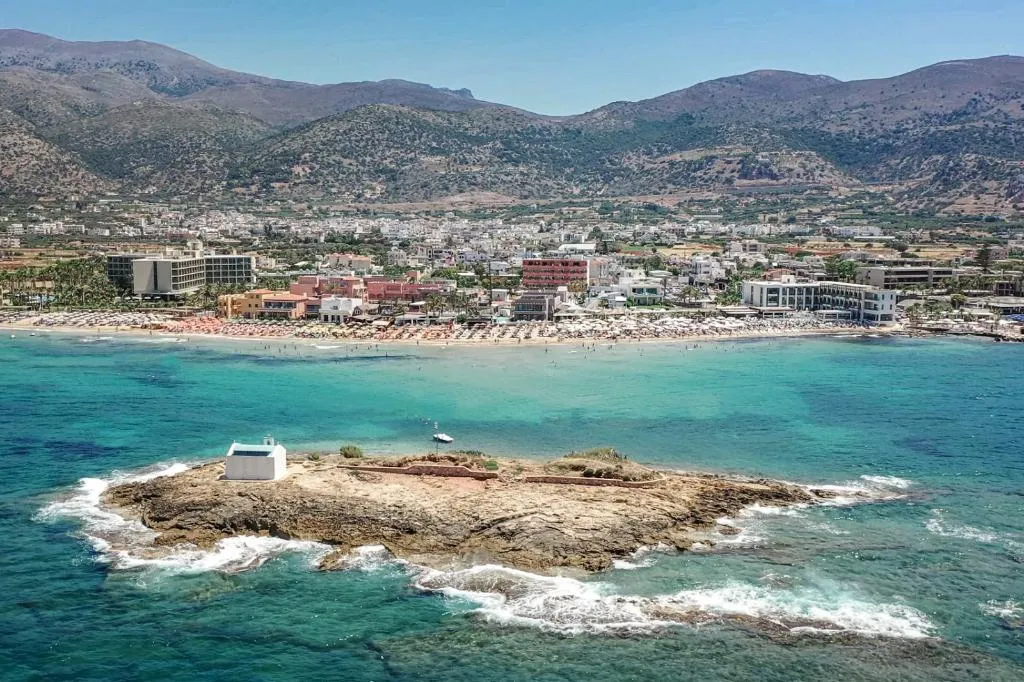 Beach, Golden Bay Apartments-Garden Haven, Crete