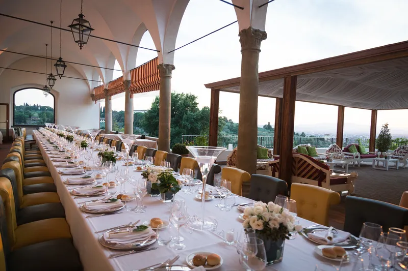 Terrace, Villa Tolomei Hotel & Resort, Florence