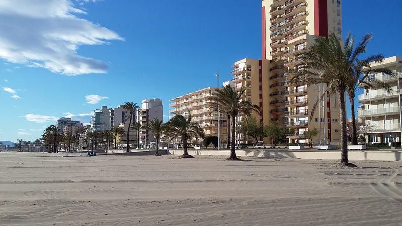 Beach, Apartamentos Gandia Playa Centro 3000, Valencia