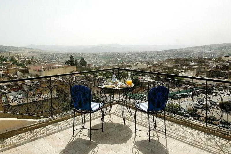 Terrace, Riad fes el bali, Fez