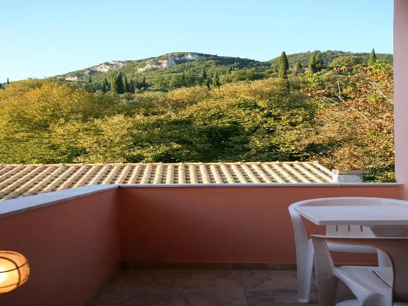 Terrace, Alexis Apartments Benitses, Corfu