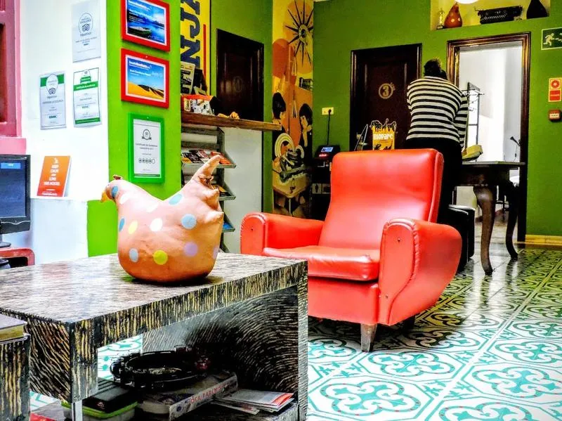Lobby, Home Youth Hostel, Valencia