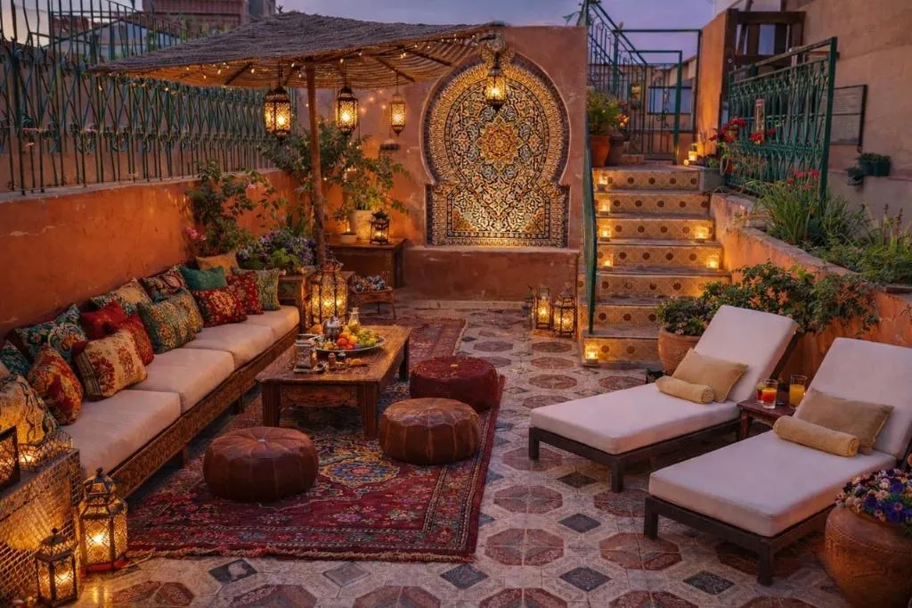General view, Riad Dar El Bacha, Marrakech