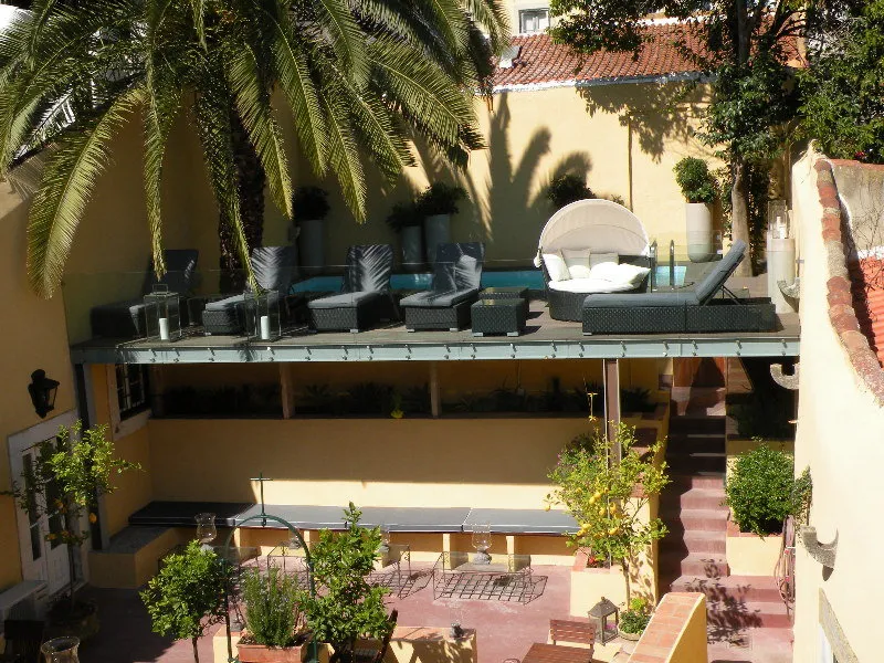 Terrace, Palacio Ramalhete, Lisbon