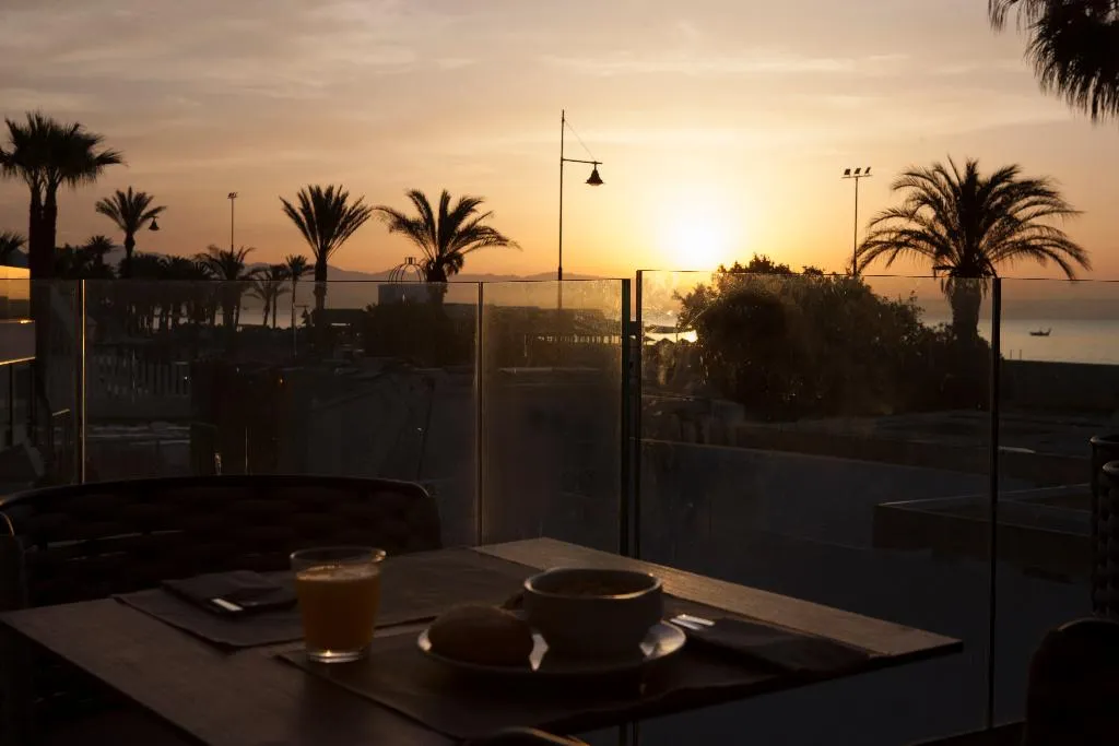 Terrace, Ibersol Torremolinos Beach, Costa Del Sol
