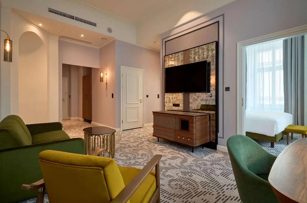 Room, Hotel Saski Krakow, Curio collection by Hilton, Krakow